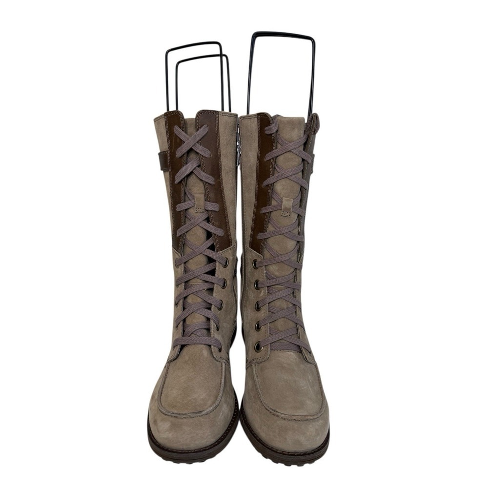 The North Face Bridgeton Lace Beige boots Women's Size 7 No Box - Picture 2 of 5